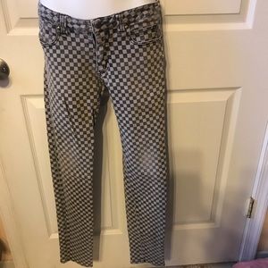 Tripp NYC Checkered Skinny Jeans